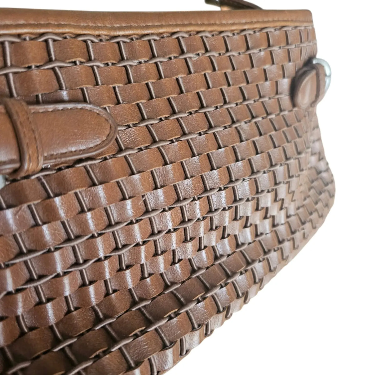 cartera trenzada café sugar reef