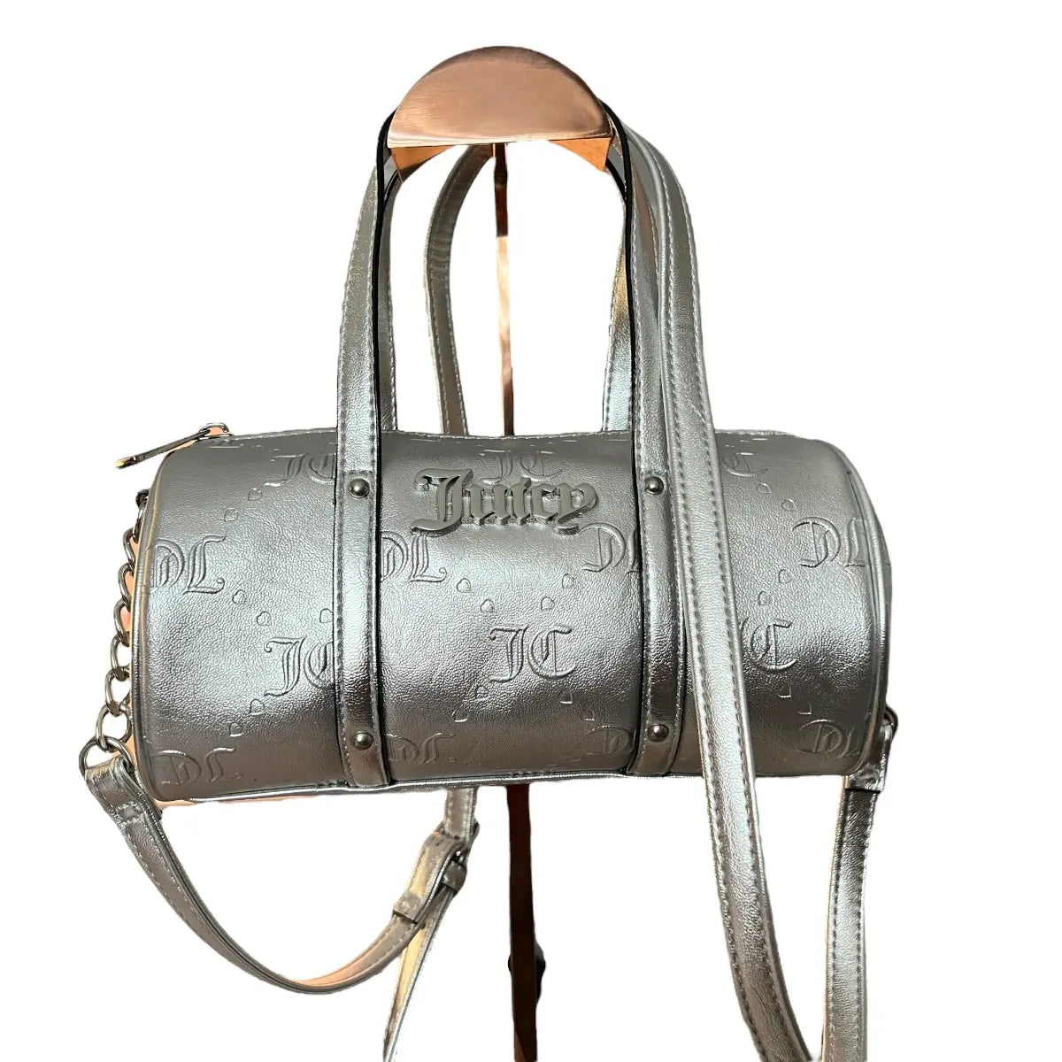 cartera Juicy Couture plateada