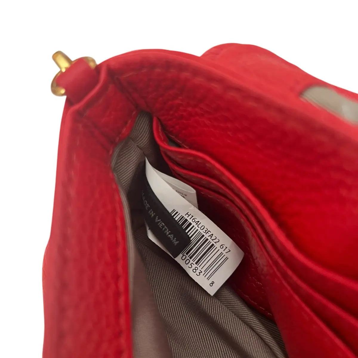cartera crossbody marc jacobs cuero genuino rojo
