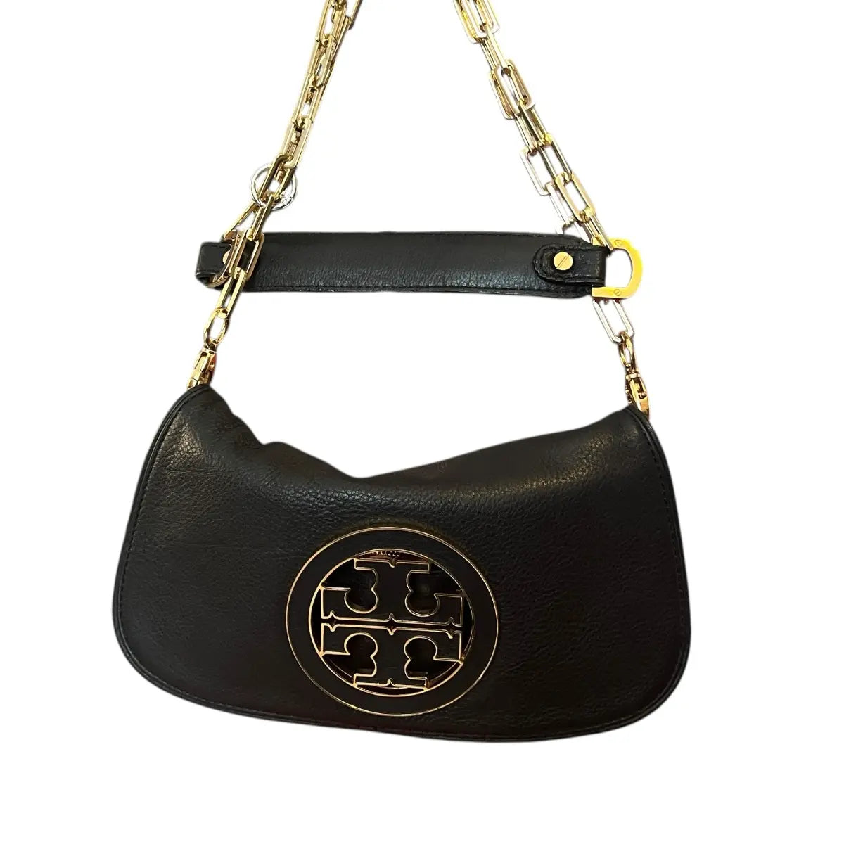 cartera crossbody tory burch cuero genuino negro