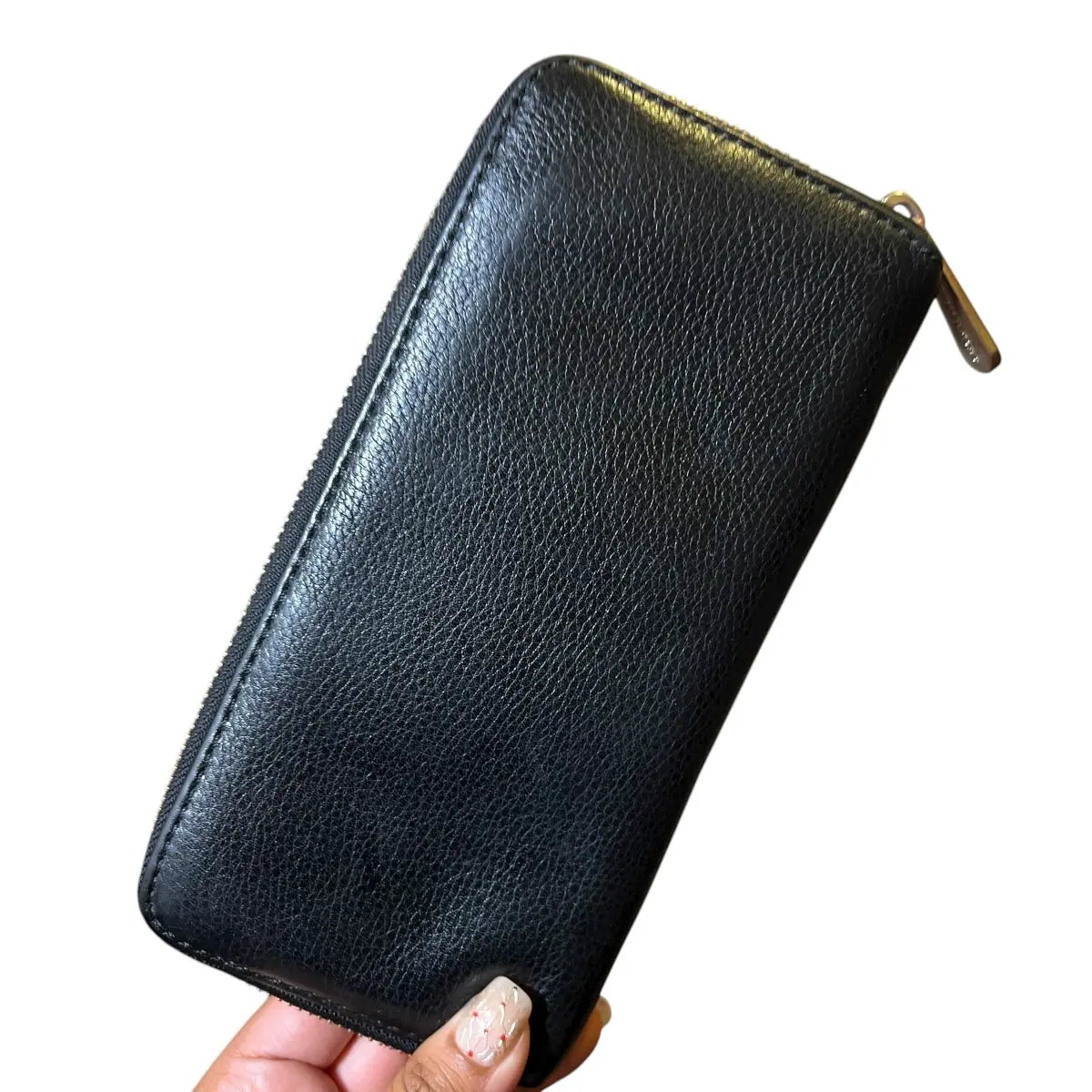 billetera Michael Kors cuero genuino negro