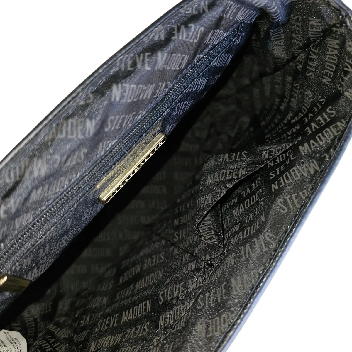 cartera / crossbody floral con logos streve madden