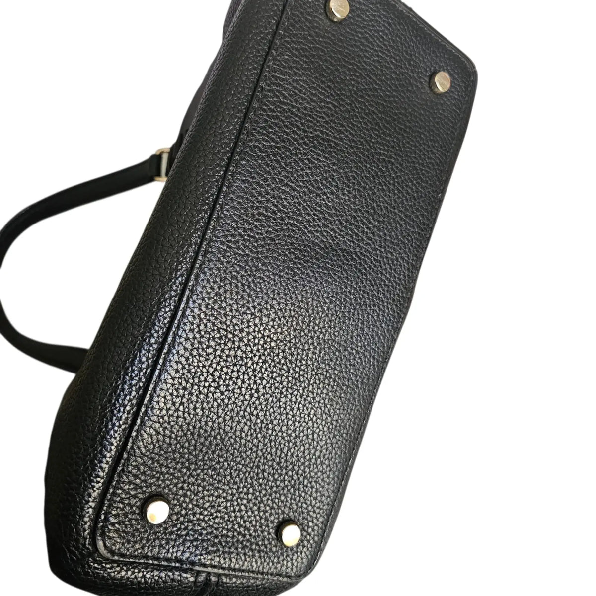 cartera negra cuero kate spade