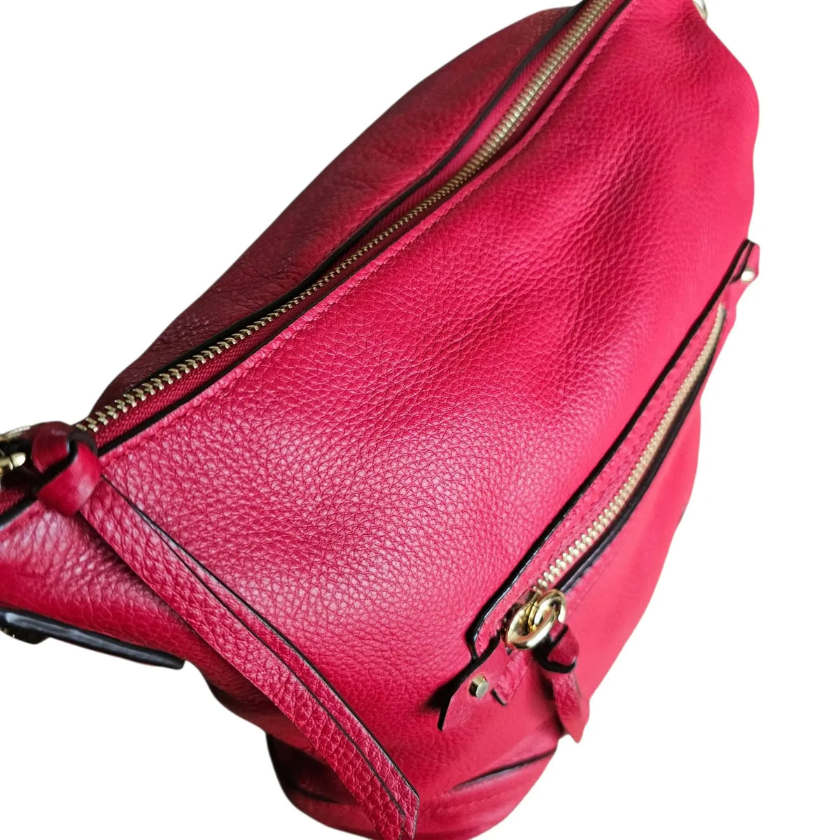 cartera de hombro roja michael kors