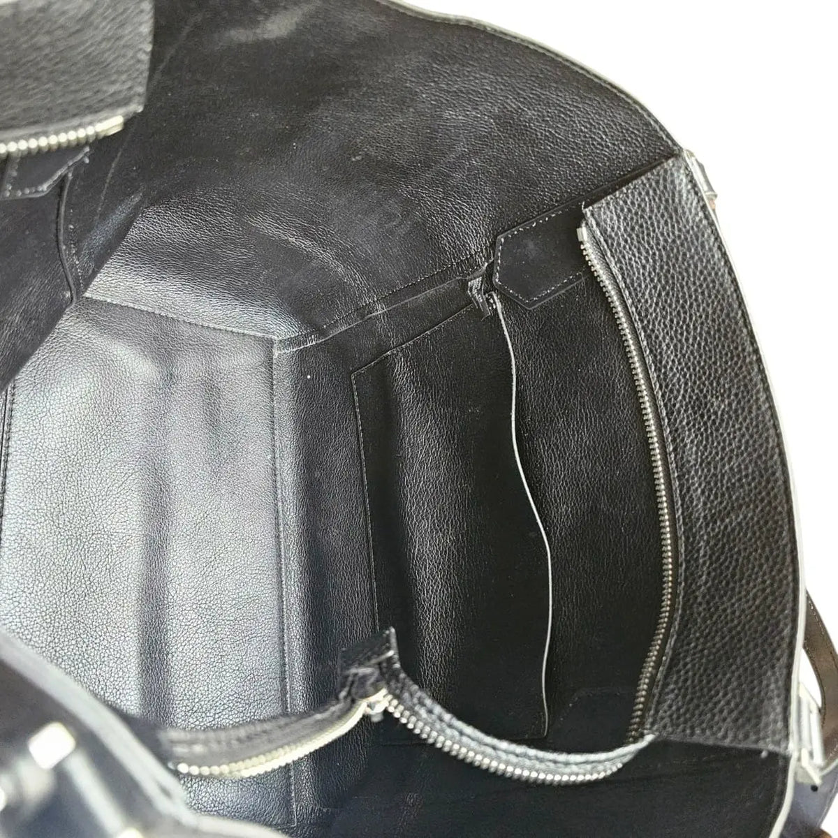 cartera grande tote cuero negro michael kors