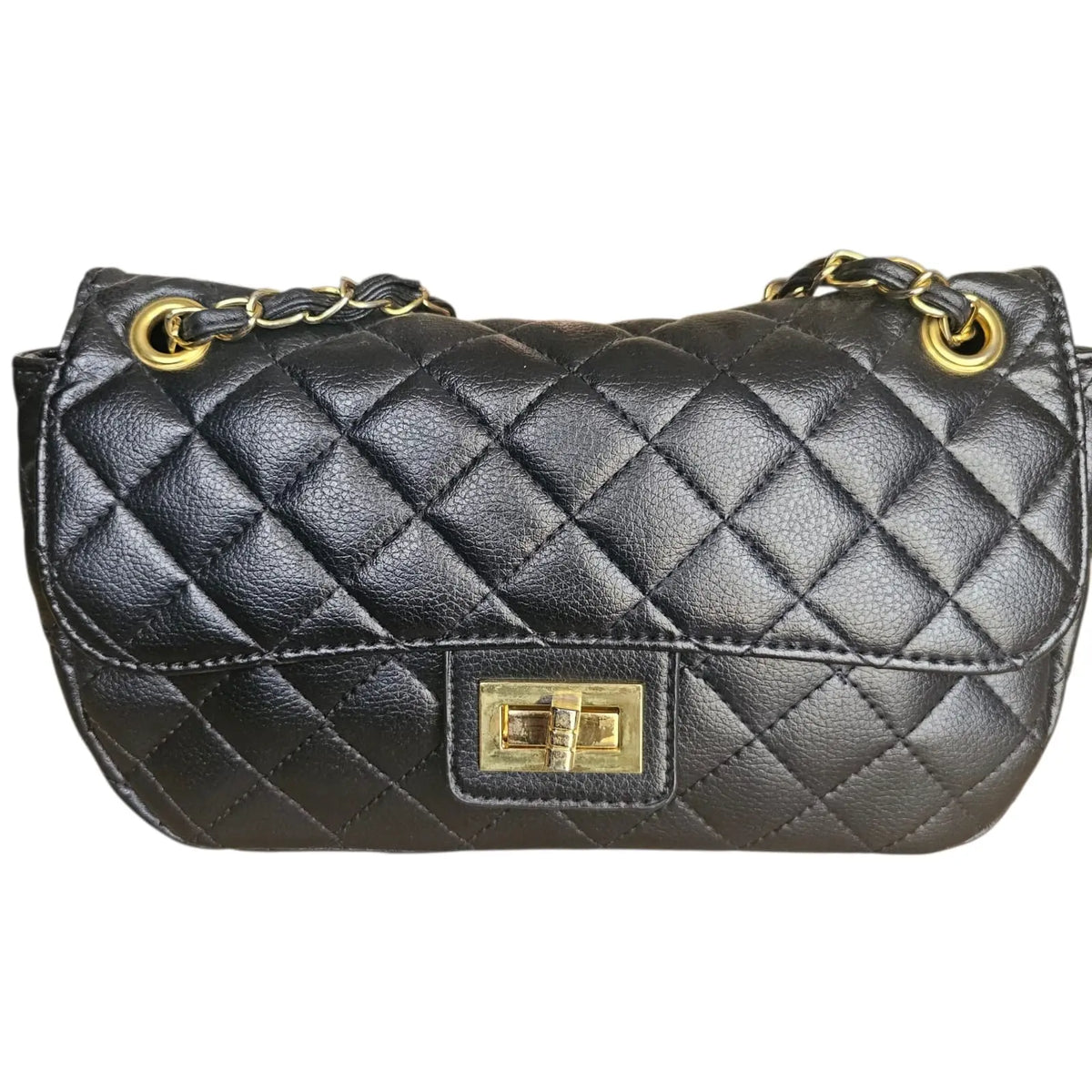 cartera negra genérica asa doble y simple