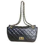 cartera negra genérica asa doble y simple