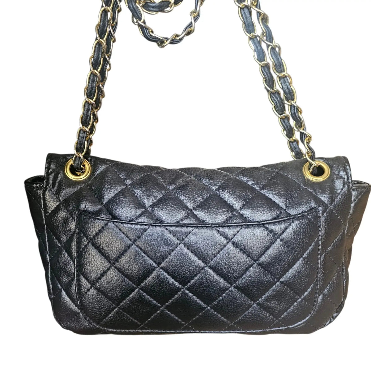 cartera negra genérica asa doble y simple