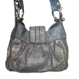 cartera cuero brillante metálico extensible steve madden