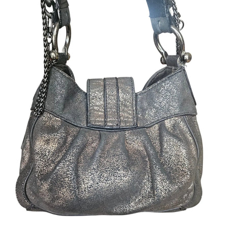 cartera cuero brillante metálico extensible steve madden