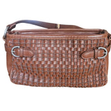 cartera trenzada café sugar reef