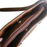 cartera trenzada café sugar reef