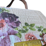 cartera crossbody Steve Madden beige flores
