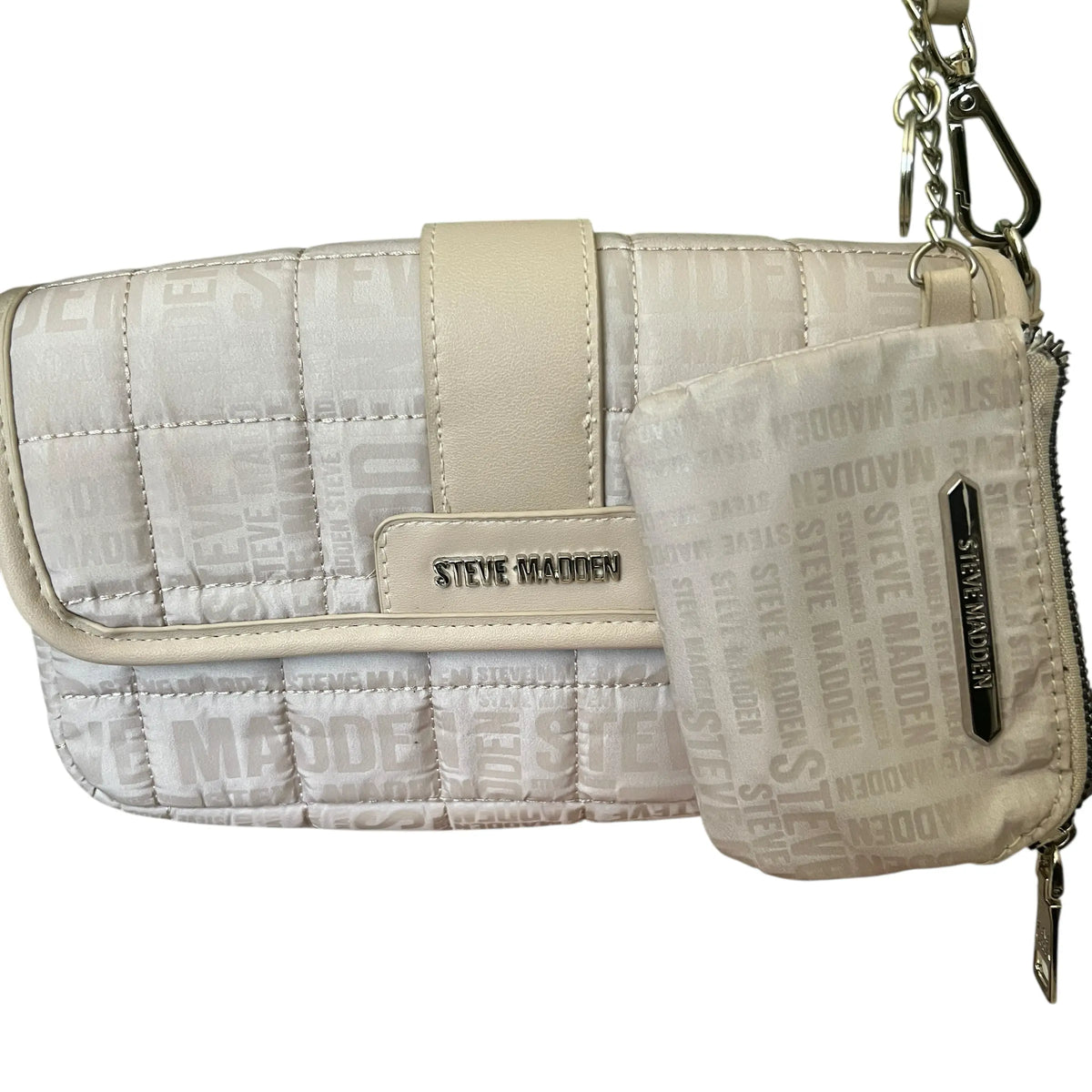 cartera crossbody Steve Madden beige