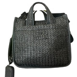 cartera crossbody Steve Madden tejido negro