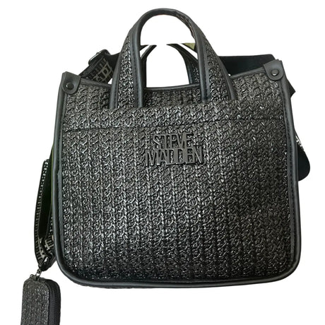 cartera crossbody Steve Madden tejido negro