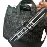 cartera crossbody Steve Madden tejido negro