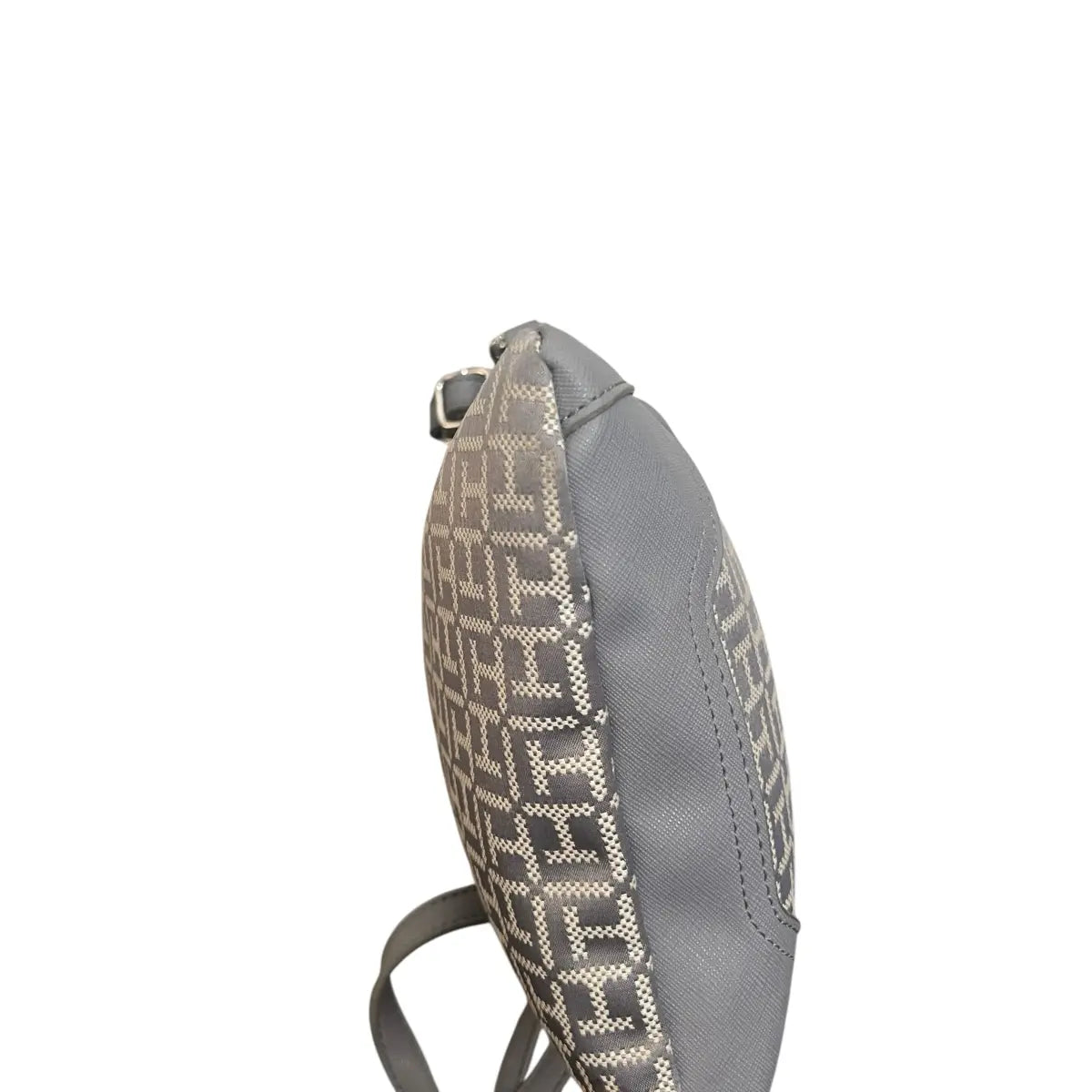 cartera crossbody Tommy Hilfiger logotipado gris