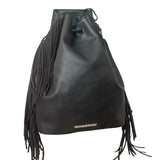 mochila Victoria secret flecos negra