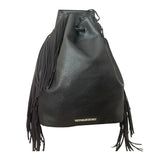 mochila Victoria secret flecos negra