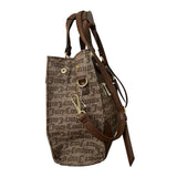 cartera Juicy Couture logotipada café