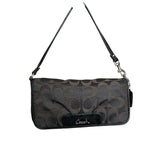 mini bag coach XS logotipada negra