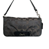 mini bag coach XS logotipada negra
