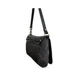 mini bag coach XS logotipada negra