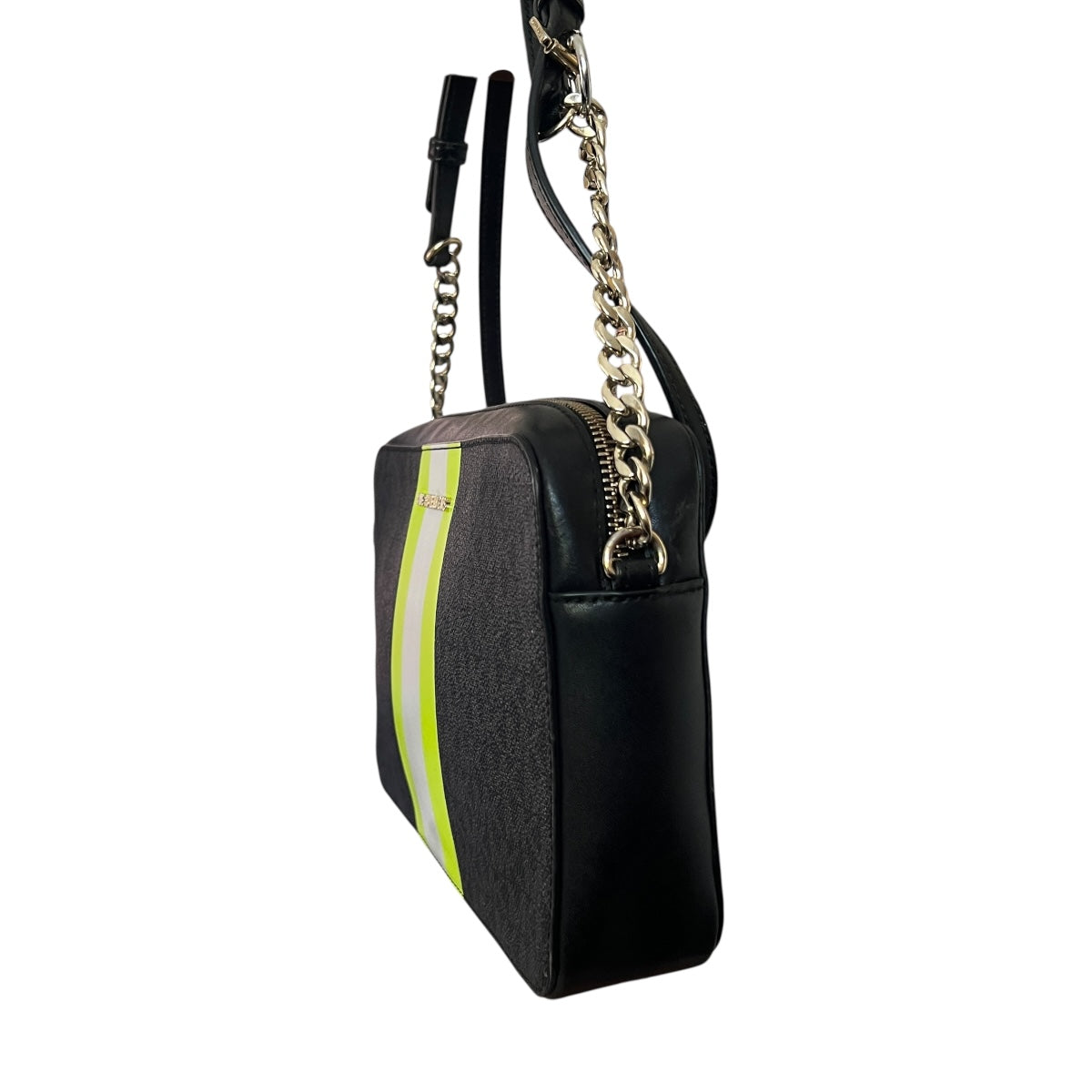 cartera crossbody Michael Kors logotipada fluor