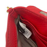 cartera crossbody marc jacobs cuero genuino rojo