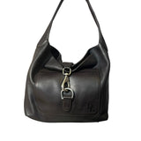 cartera Dooney & Bourke cuero genuino hobo café moro