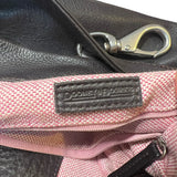 cartera Dooney & Bourke cuero genuino hobo café moro