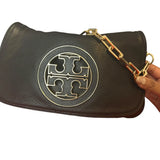cartera crossbody tory burch cuero genuino negro