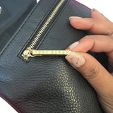 cartera crossbody tory burch cuero genuino negro