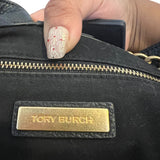 cartera tory burch cuero genuino negro