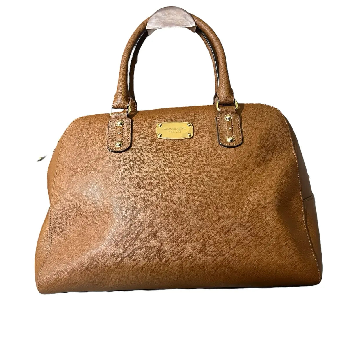 cartera Michael Kors cuero saffiano camel