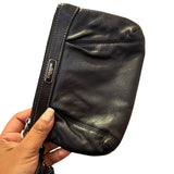 wrislet XL Coach cuero genuino negro