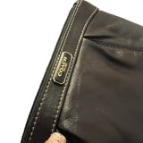 wrislet XL Coach cuero genuino negro
