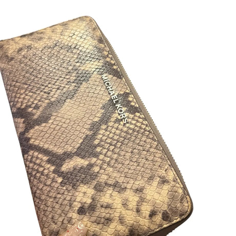 billetera Michael Kors cuero genuino print