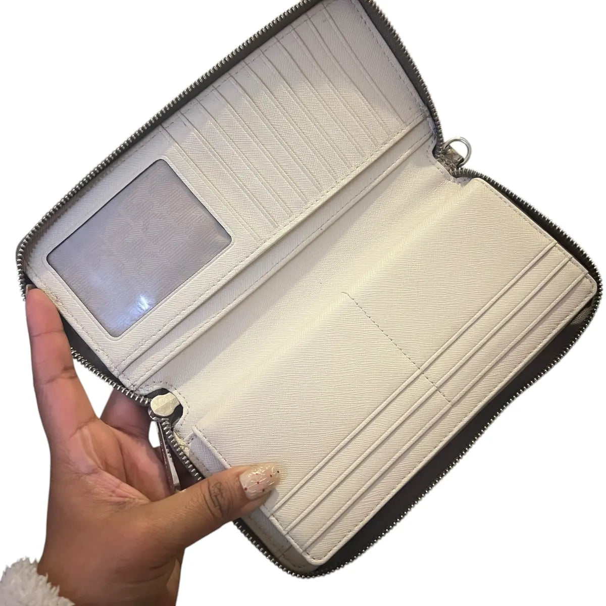 billetera Michael Kors cuero genuino print