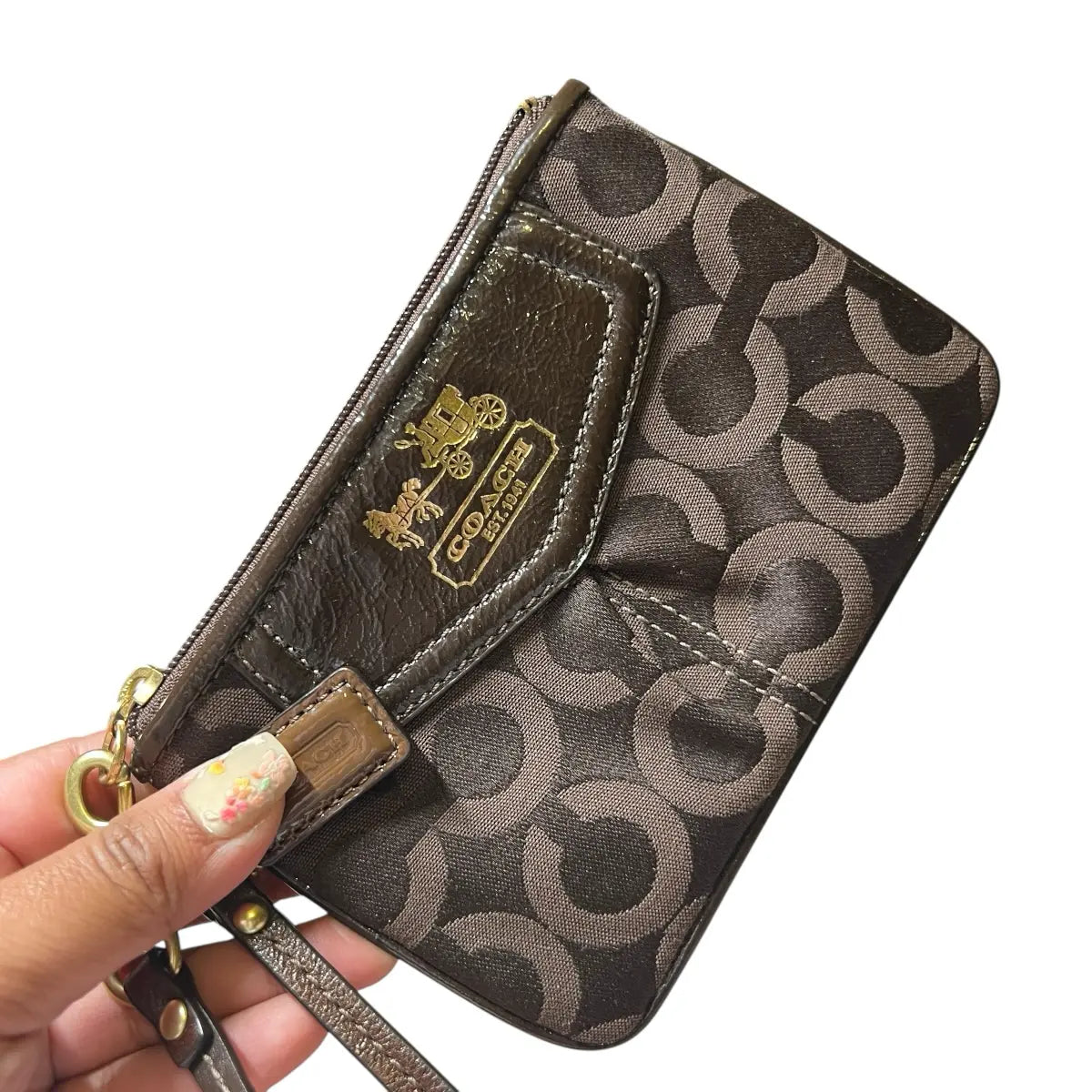 wrislet Coach logotipada café moro