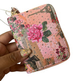 billetera Blush Kiss  pequeña rosa Nueva