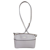 bolso pequeño / bandolera cuero gris kate spade
