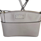 bolso pequeño / bandolera cuero gris kate spade