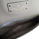 bolso pequeño / bandolera cuero gris kate spade