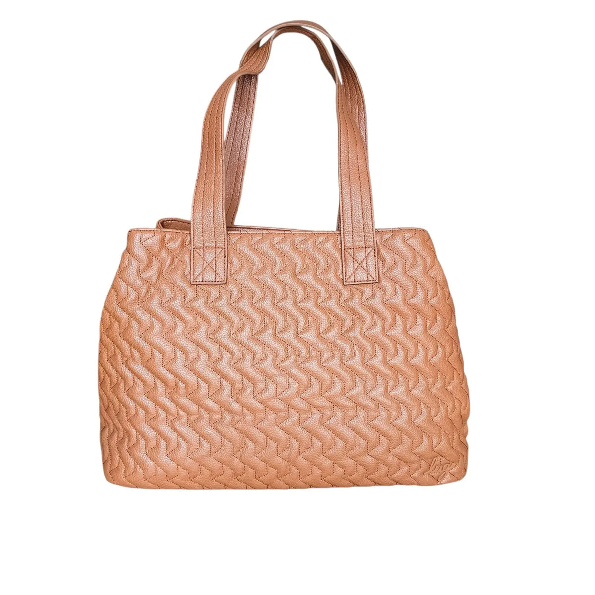 bolso grande tote café claro marca lug