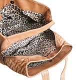 bolso grande tote café claro marca lug