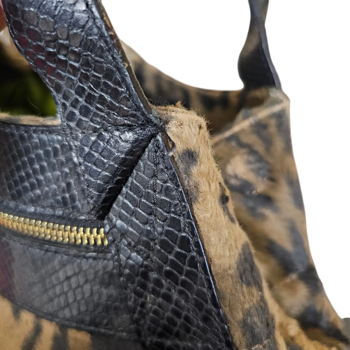 cartera animal print kate space