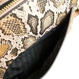 cartera crossbody estampado serpiente rosa steve madden