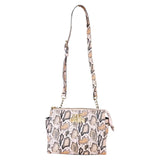 cartera crossbody estampado serpiente rosa steve madden